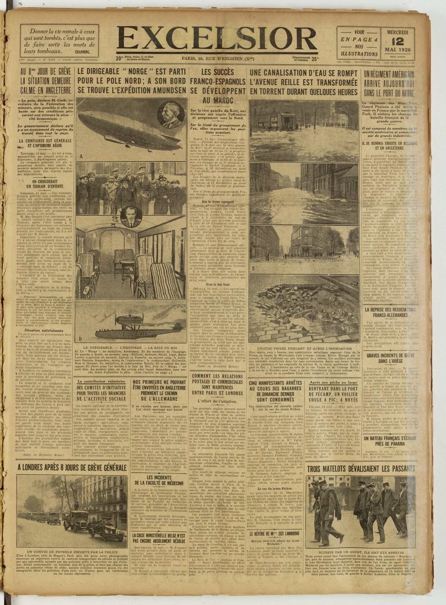 Excelsior — 12 mai 1926