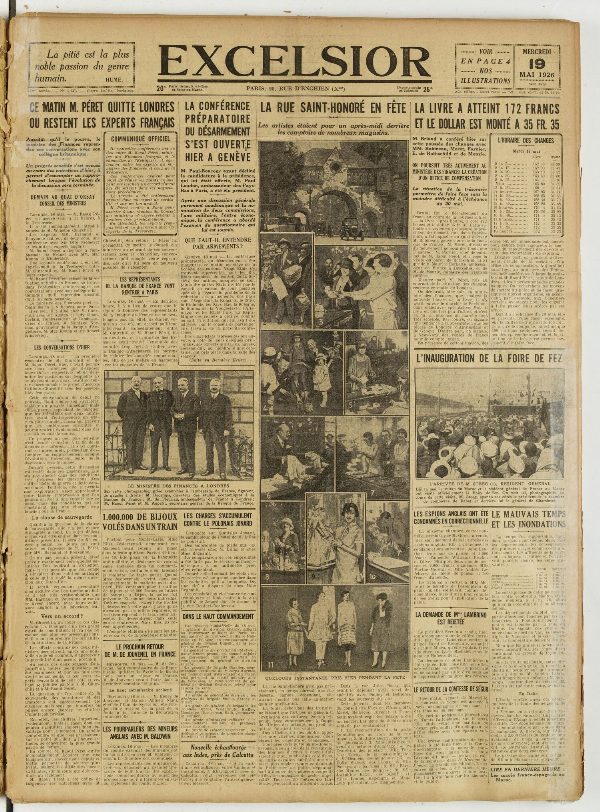 Excelsior — 19 mai 1926
