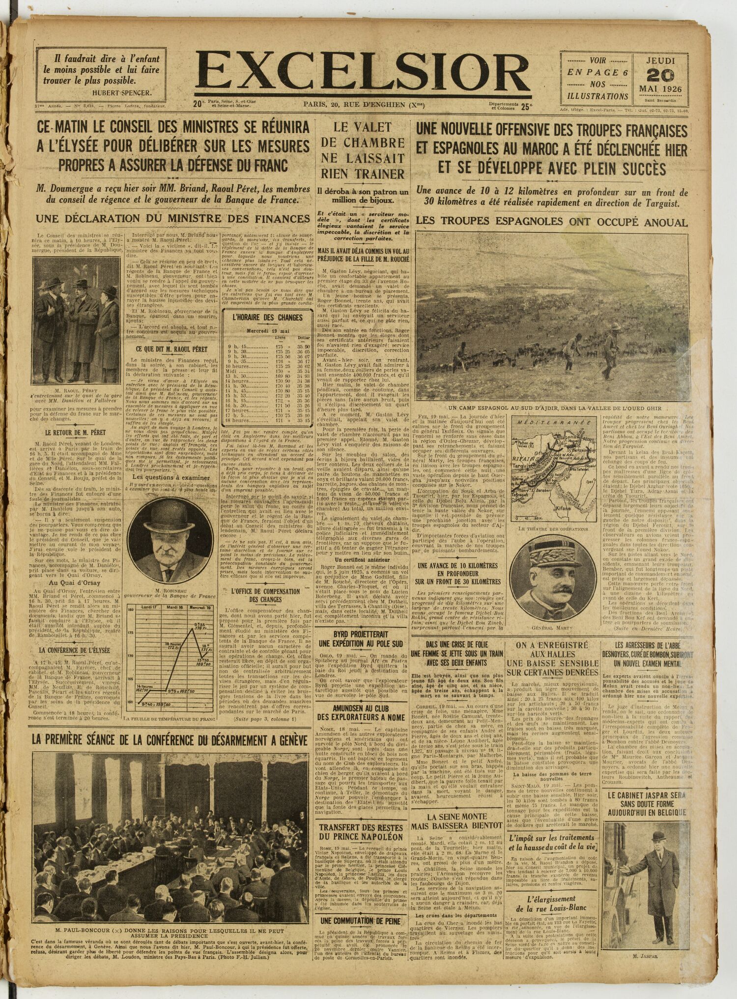 Excelsior — 20 mai 1926