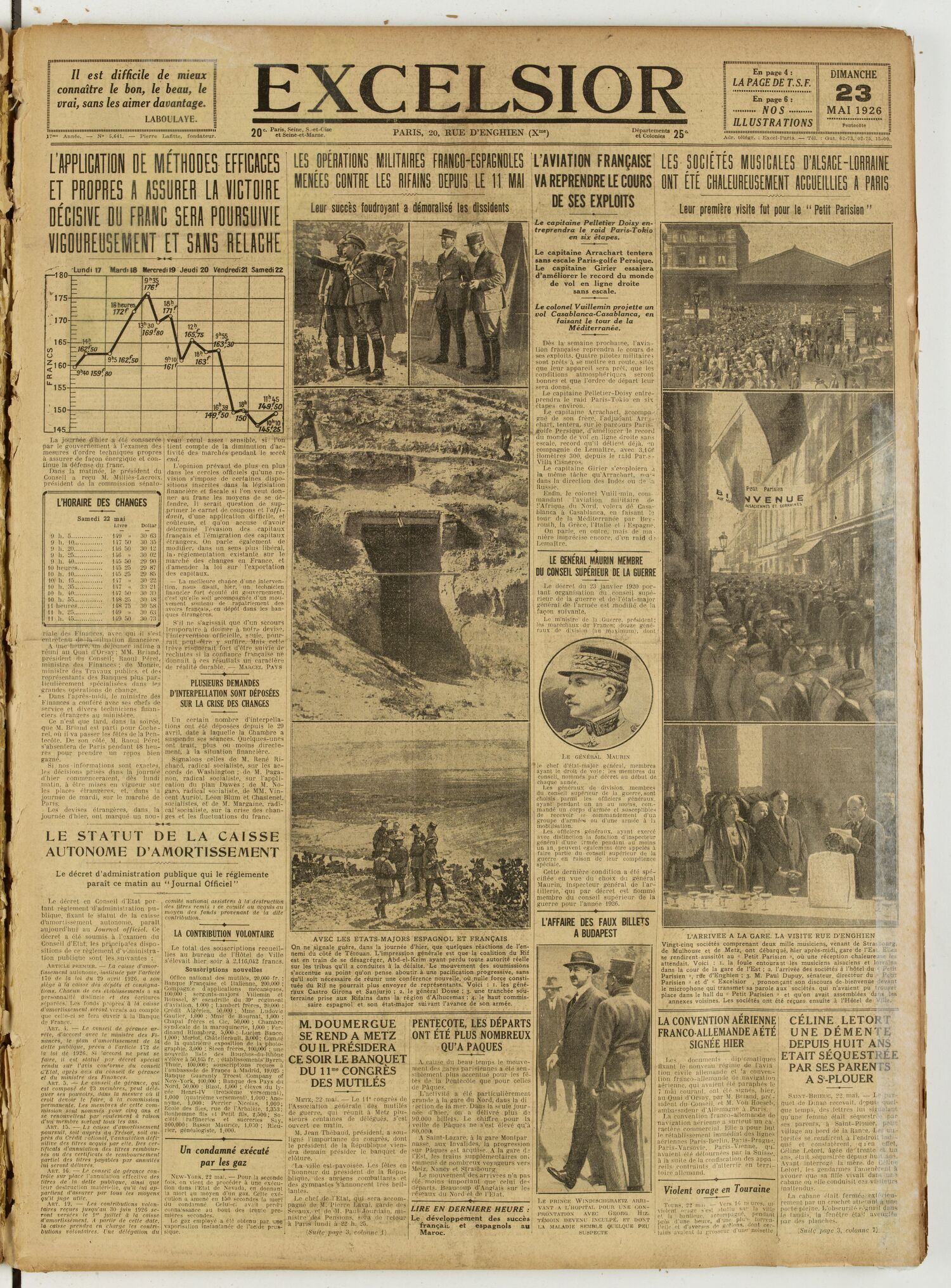Excelsior — 23 mai 1926