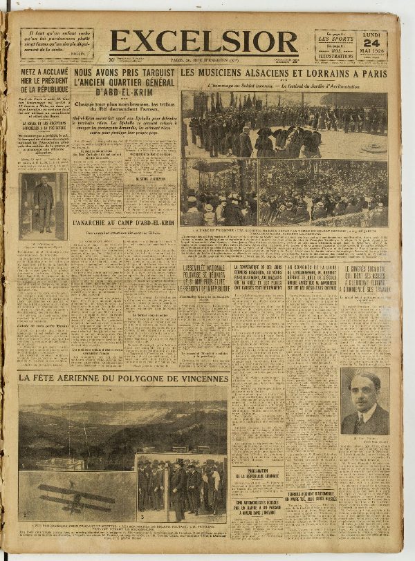 Excelsior — 24 mai 1926