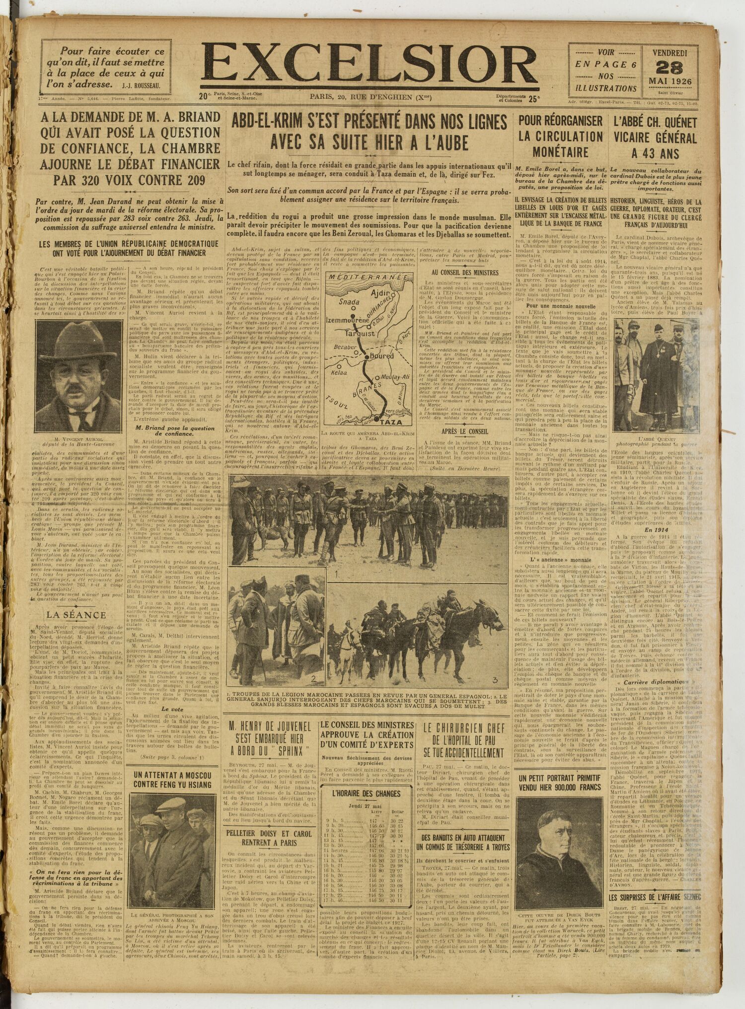 Excelsior — 28 mai 1926