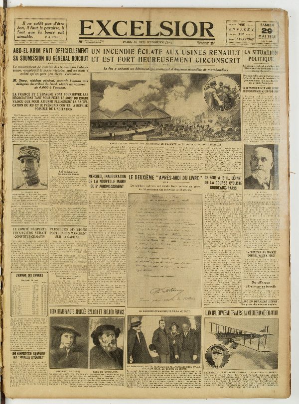Excelsior — 29 mai 1926