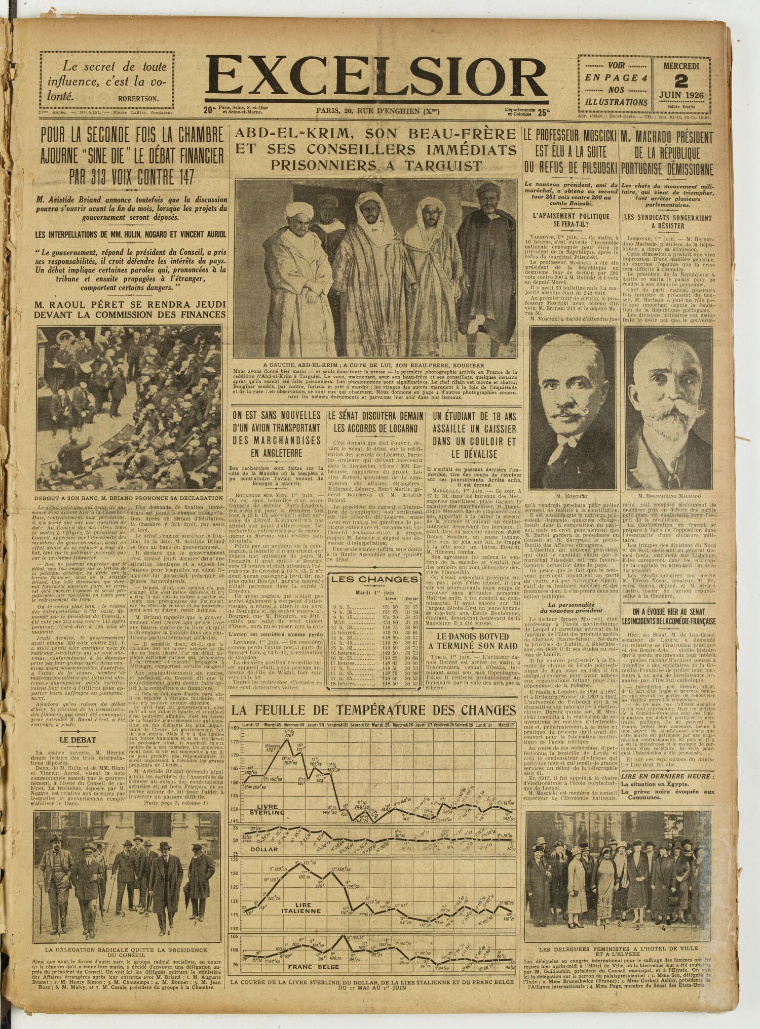 Excelsior — 2 juin 1926