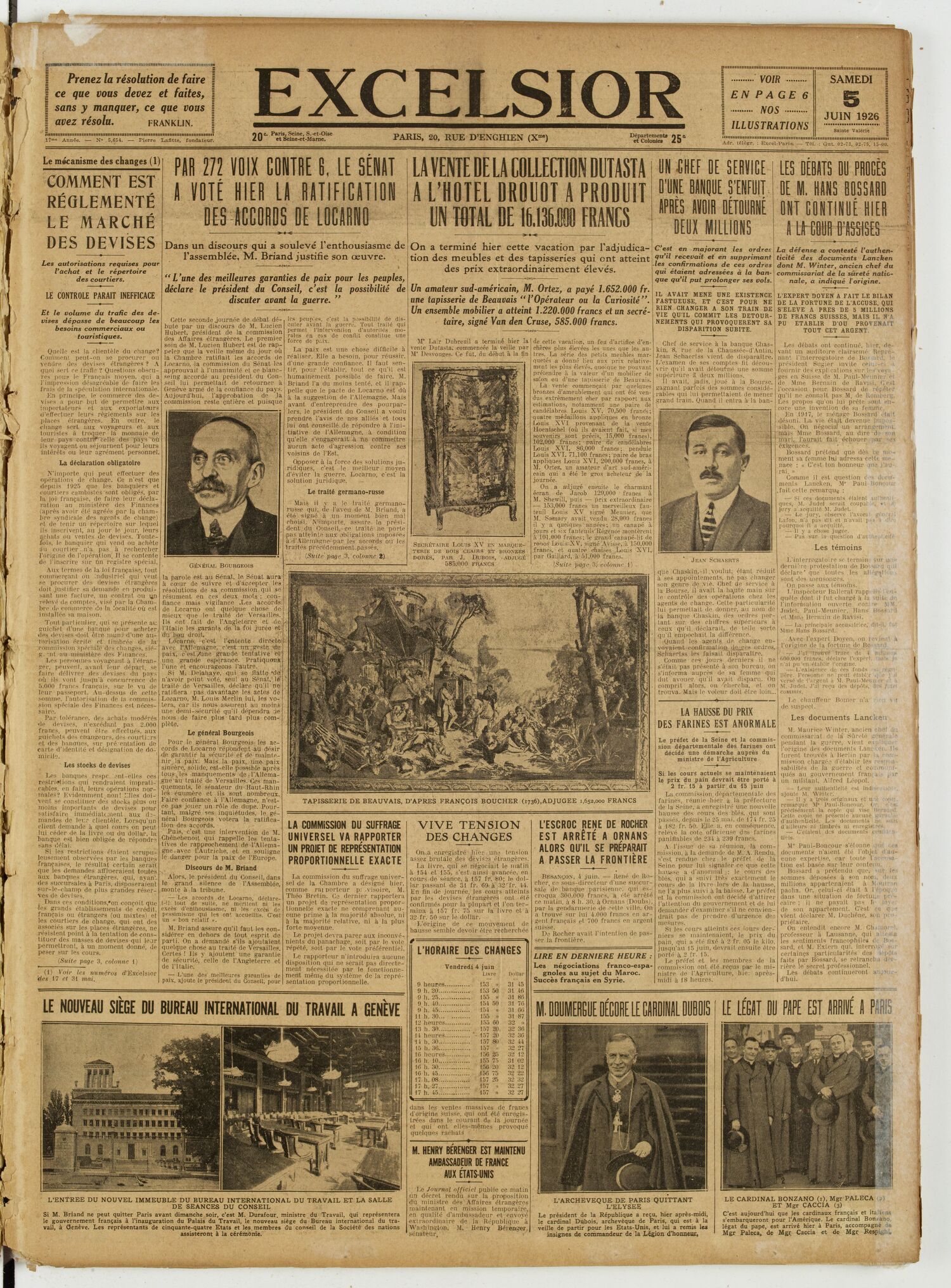 Excelsior — 5 juin 1926