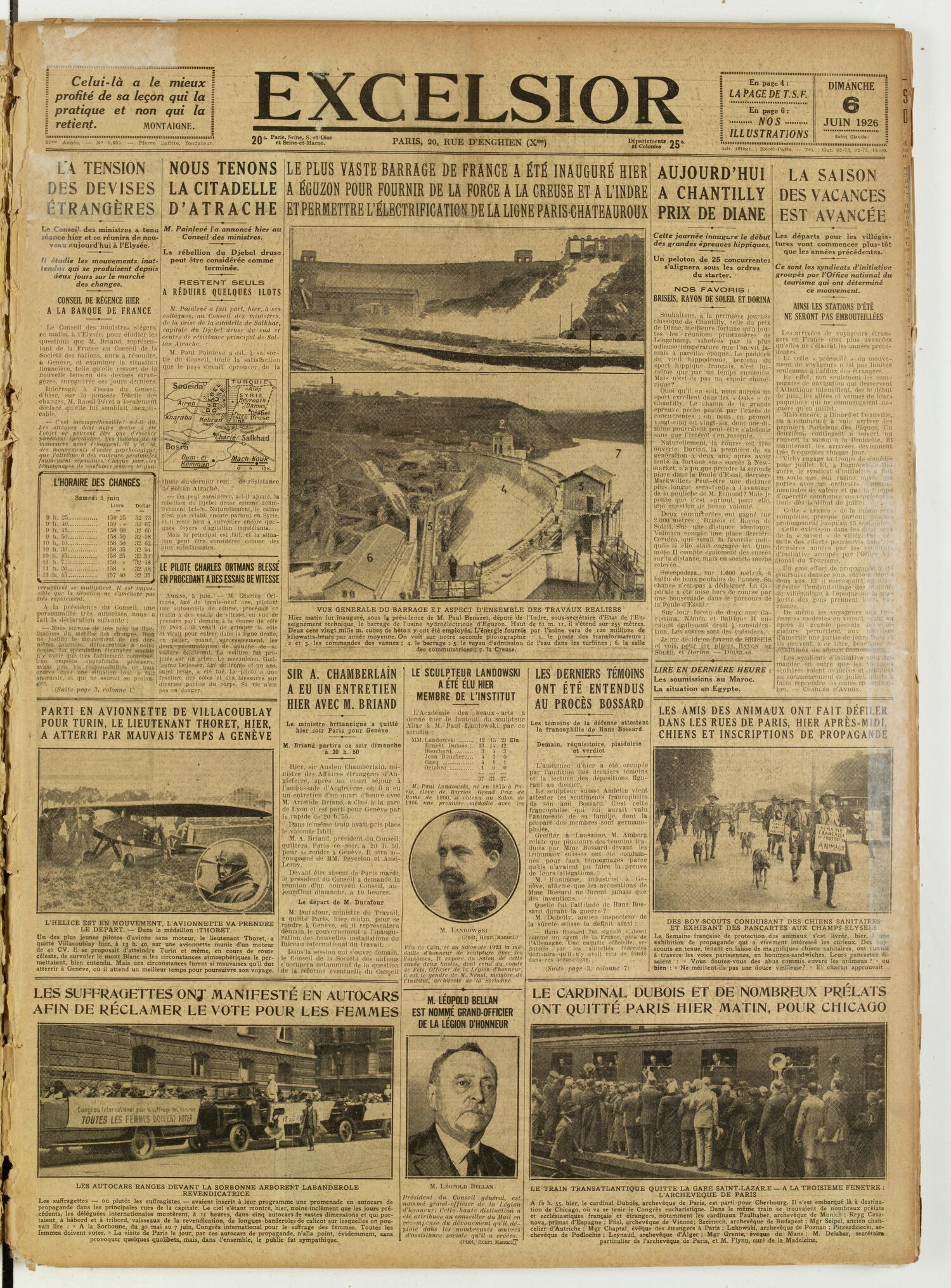Excelsior — 6 juin 1926