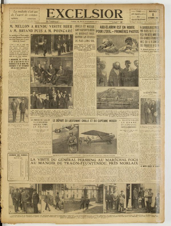 Excelsior, 1 septembre 1926